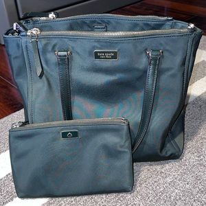 Kate spade tote and wristlet